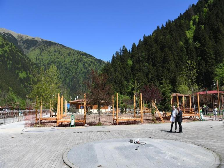 Uzungöl’de yoğun trafiğe, otopark ve ring sistemi