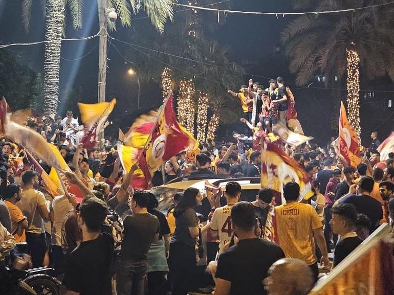 Adanada Galatasaraylıların şampiyonluk kutlamasına Fenerbahçe taraftarı da katıldı