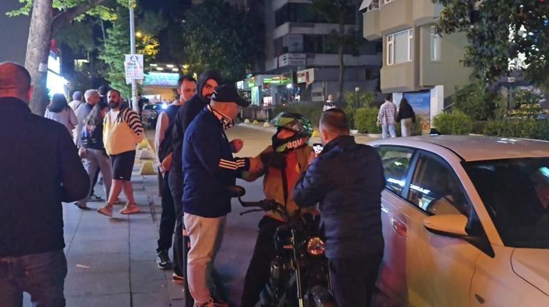 Bağdat Caddesi’nde Galatasaray taraftarlarının araçlarına saldırı