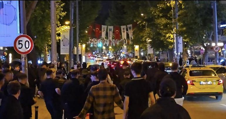 Bağdat Caddesi’nde Galatasaray taraftarlarının araçlarına saldırı