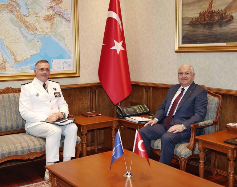 Bakan Güler, NATO Müttefik Dönüşüm Yüksek Komutanı Vandieri kabul etti