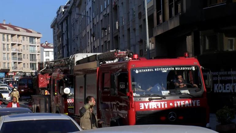 Eyüpsultanda 7 katlı binada yangın