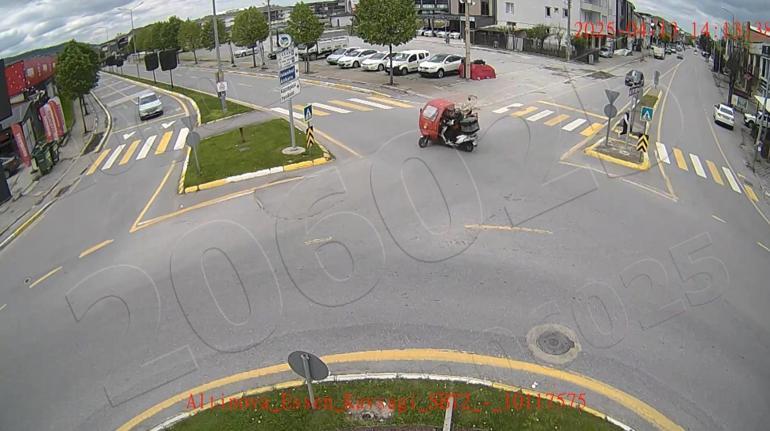 Sakaryada trafik kazaları KGYS kameralarında