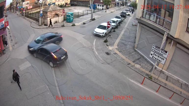 Sakaryada trafik kazaları KGYS kameralarında
