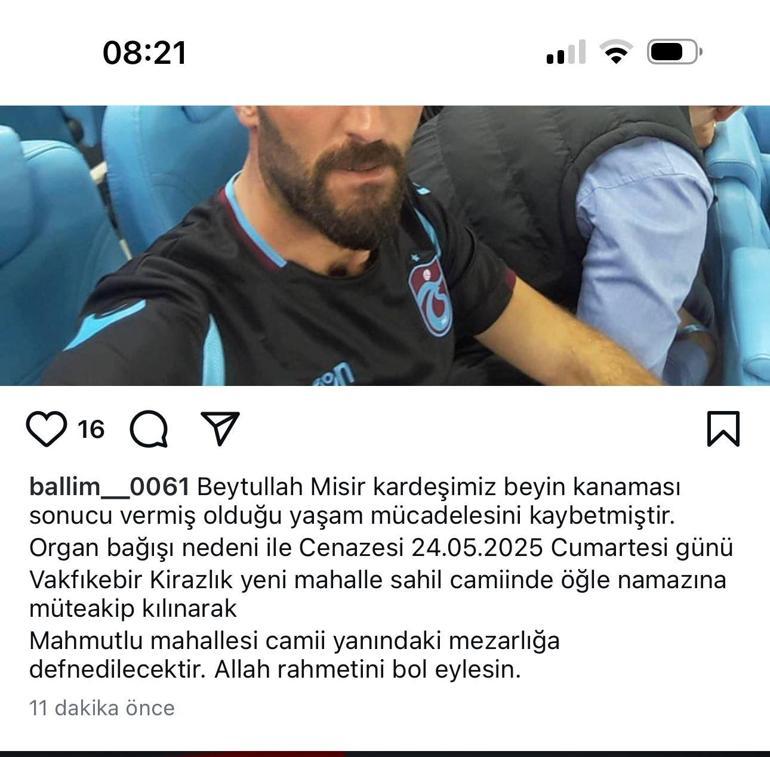 Beyin ölümü gerçekleşti, organları 3 hastaya umut oldu