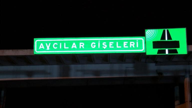 Avcılar gişelerinde Serbest Geçiş Sistemi çalışmaları; giriş- çıkışlar kapatıldı