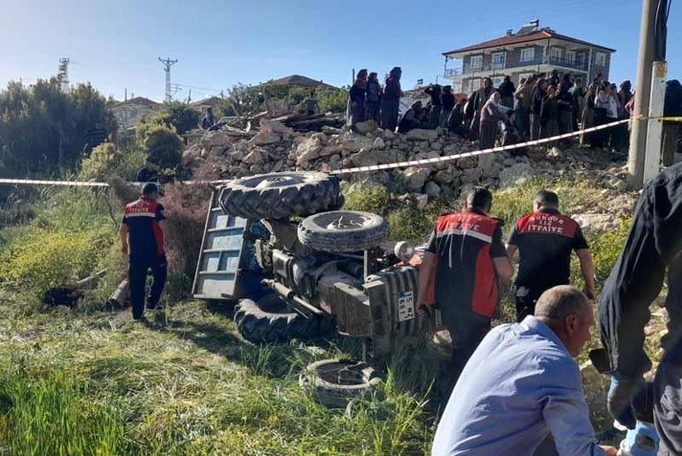 Devrilen traktördeki ortaokul öğrencisi Edanur öldü