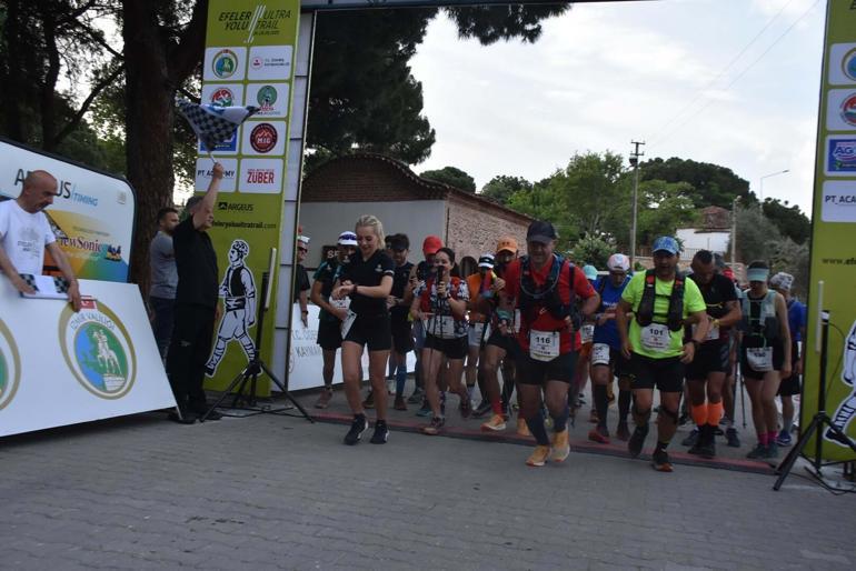 İlk kez düzenlenen Efeler Yolu Ultra Trail başladı