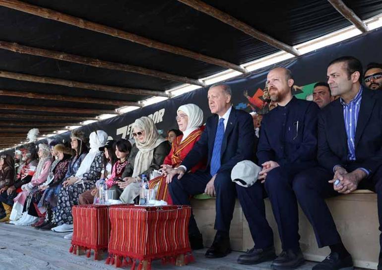 Cumhurbaşkanı Erdoğan, Etnospor Kültür Festivali’ni ziyaret etti