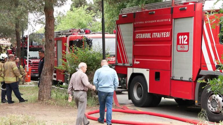 Üsküdar Devlet Hastanesinin ecza deposunda çıkan yangın söndürüldü
