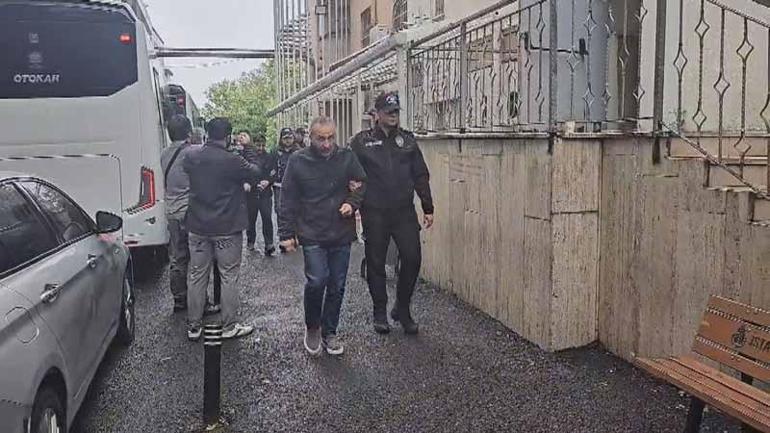 İBB operasyonunda gözaltına alınan 45 şüpheli adliyeye sevk ediliyor