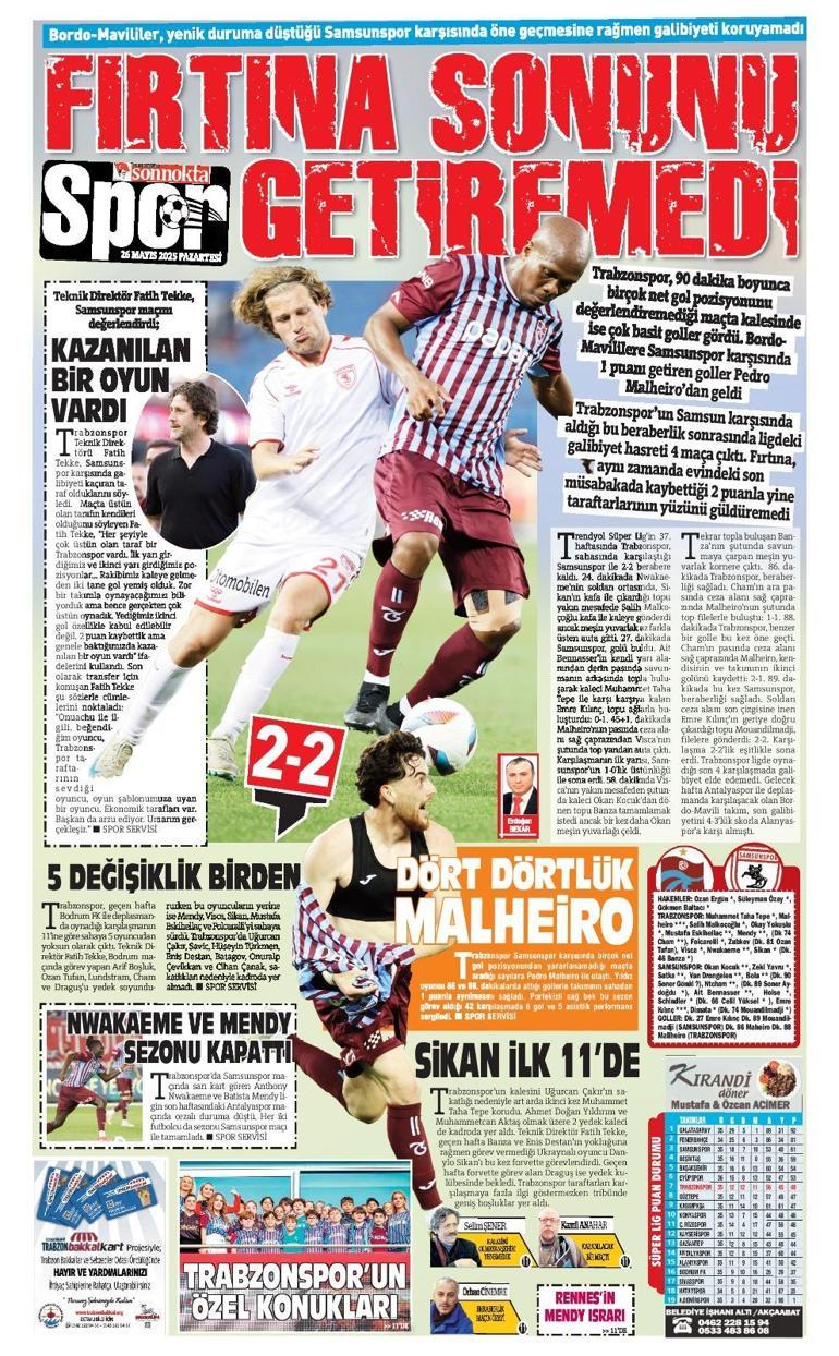 Trabzonspor gülmeyi unuttu