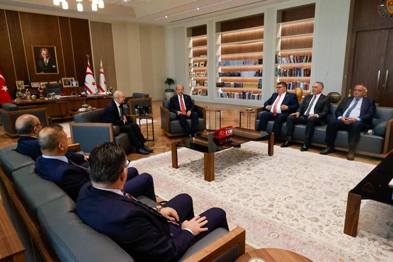 Bakan Şimşek, KKTC Cumhurbaşkanı Tatar ile görüştü