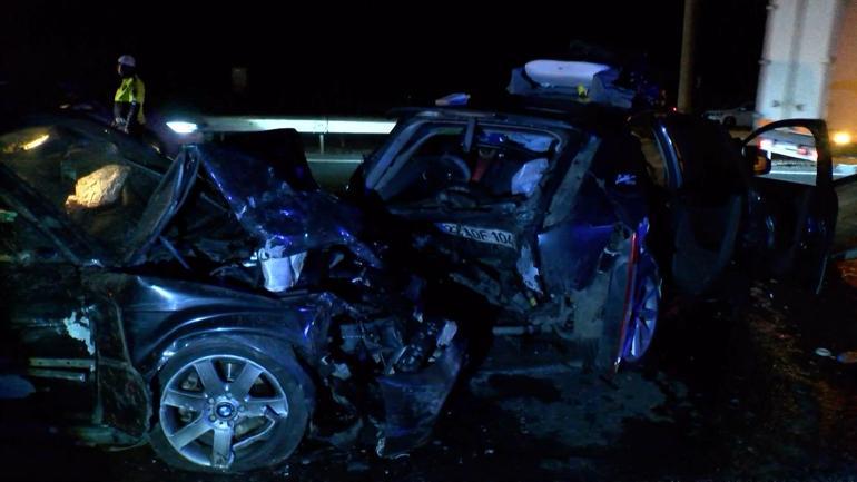 Beykoz TEM Otoyolunda zincirleme kaza: 7 yaralı