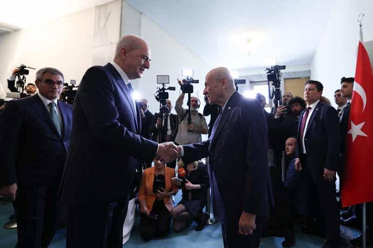 TBMM Başkanı Kurtulmuş, Bahçeliyi ziyaret etti