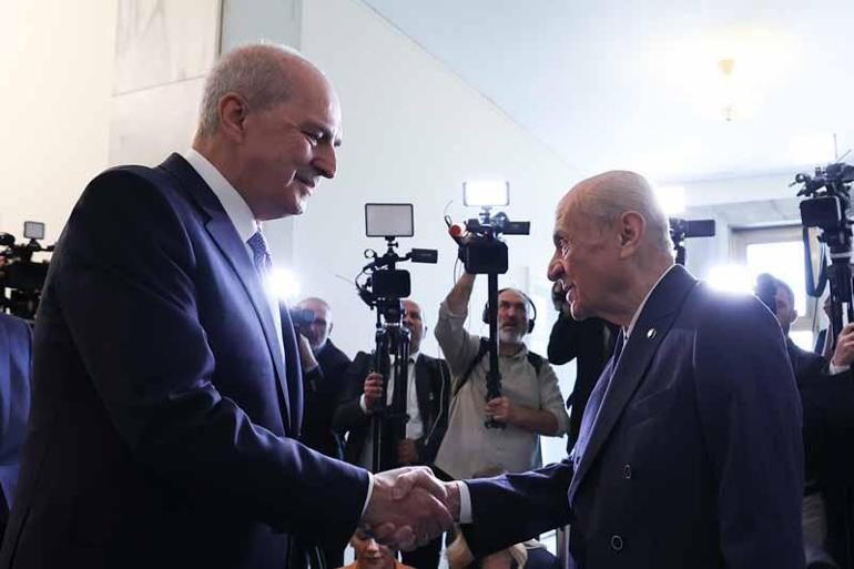 TBMM Başkanı Kurtulmuş, Bahçeliyi ziyaret etti