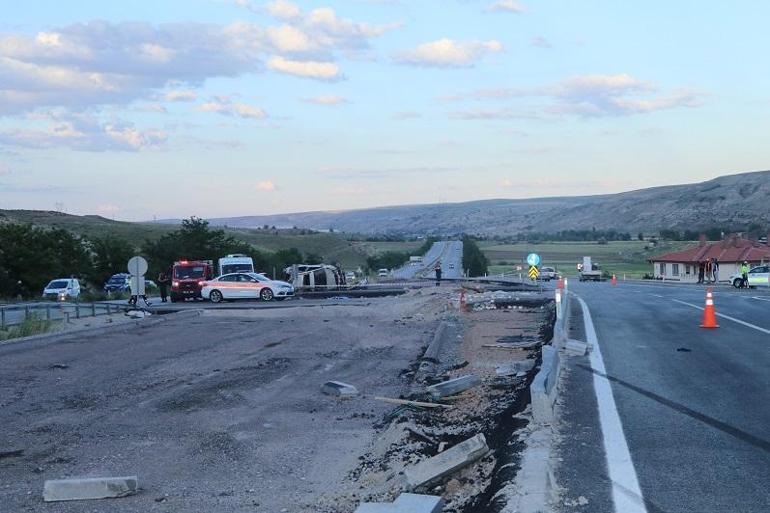 Çankırıda otomobil takla attı; 1 ölü, 3 yaralı