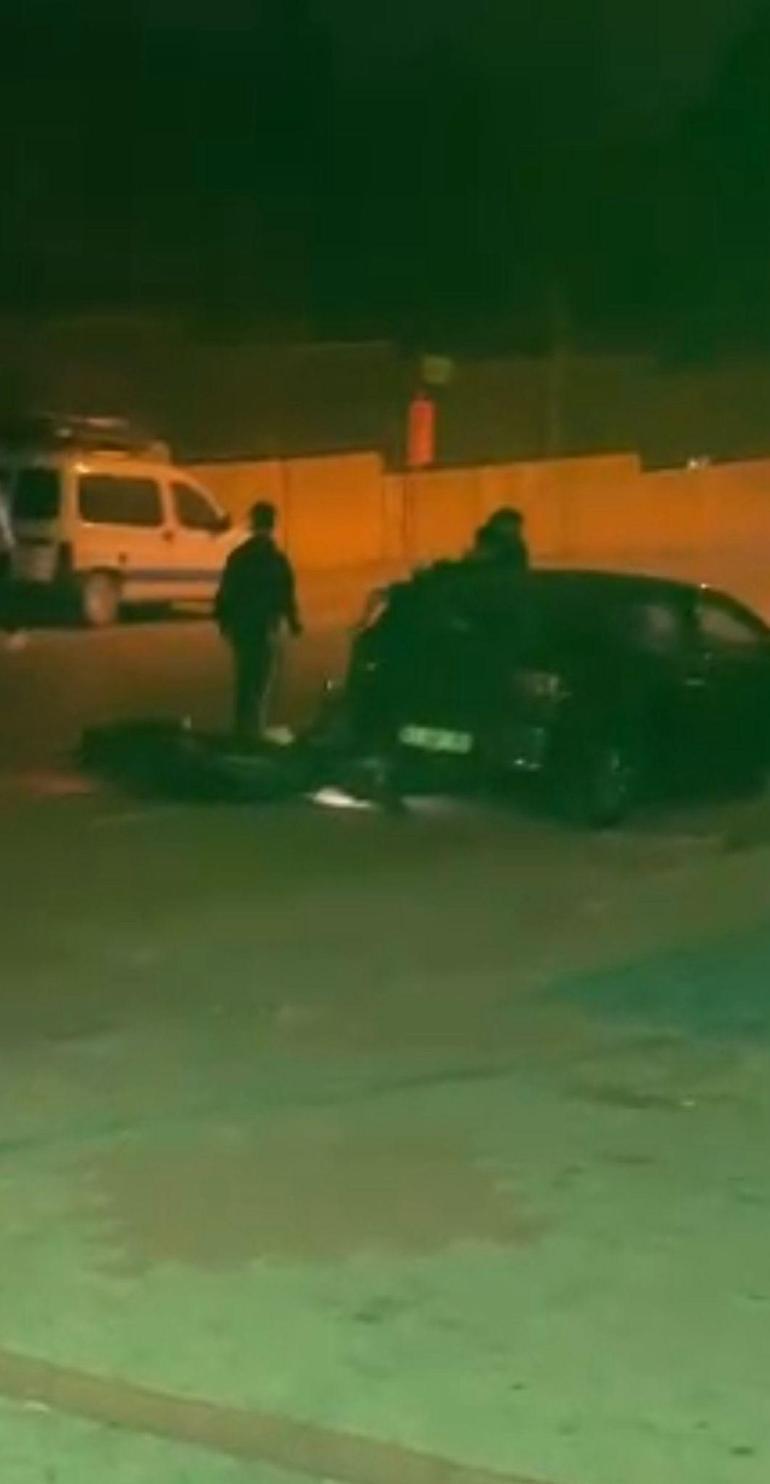 Çekmeköyde bıçaklı saldırı kamerada; yaralı hastaneye kaldırıldı