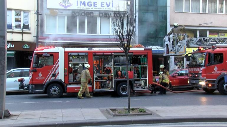 Şişli’de restoranda çıkan yangın söndürüldü