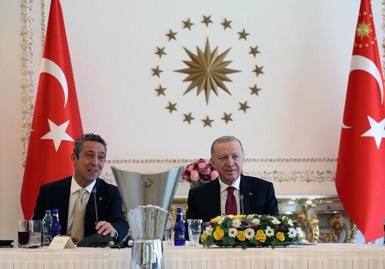 Cumhurbaşkanı Erdoğan, EuroLeague şampiyonu Fenerbahçe Bekoyu kabul etti