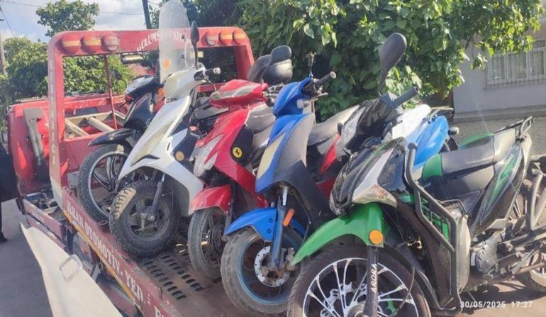 Sakaryada bir haftada 30 motosiklet trafikten men edildi