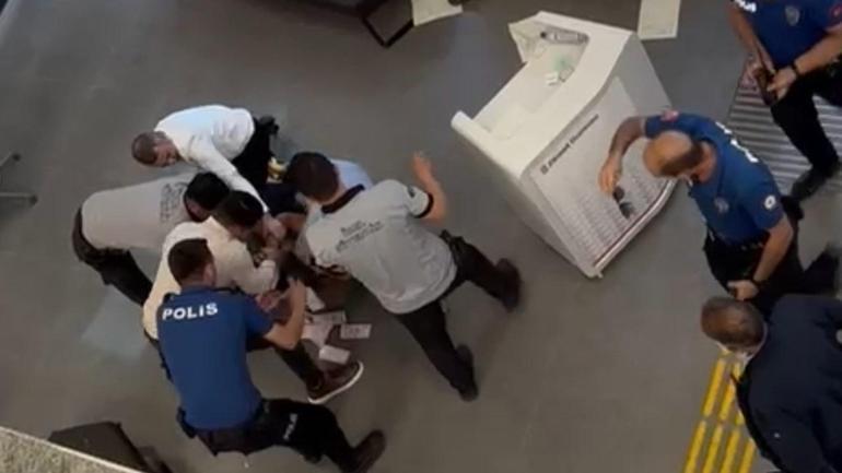 Bankada şube müdürüne bıçak çeken şüpheli tutuklandı