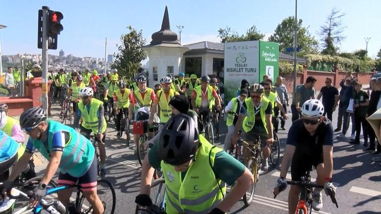 Tarihi Yarımadada 12nci Geleneksel Yeşilay Bisiklet turu