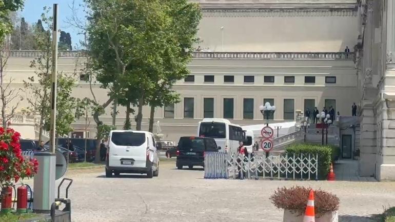 Rusya-Ukrayna heyetleri Çırağan Sarayına geldi