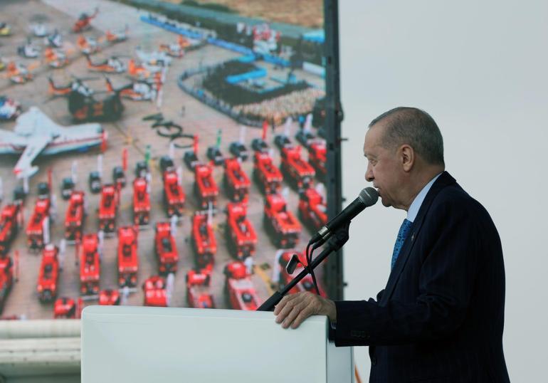 Cumhurbaşkanı Erdoğan: Yangınla mücadelede İHA kullanımında Avrupada birinciyiz