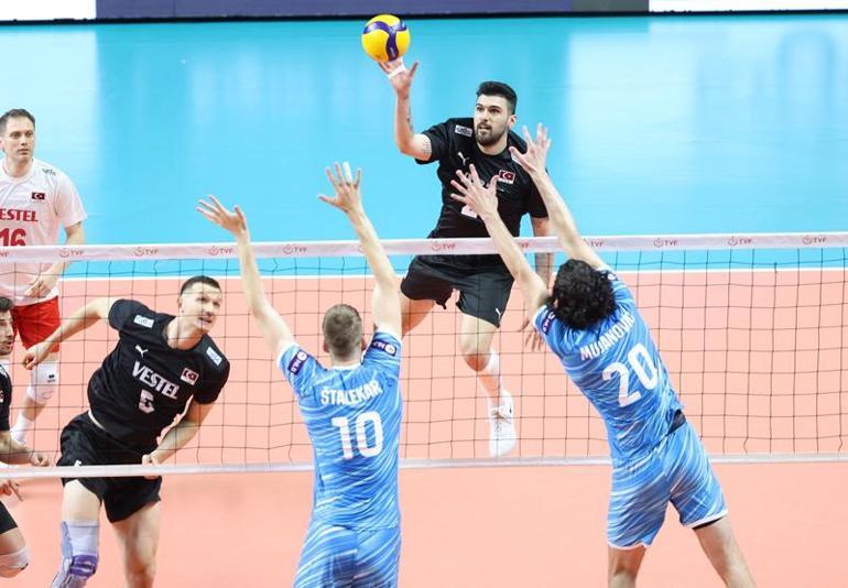 A Milli Erkek Voleybol Takımı hazırlık maçında Slovenyaya 3-2 mağlup oldu