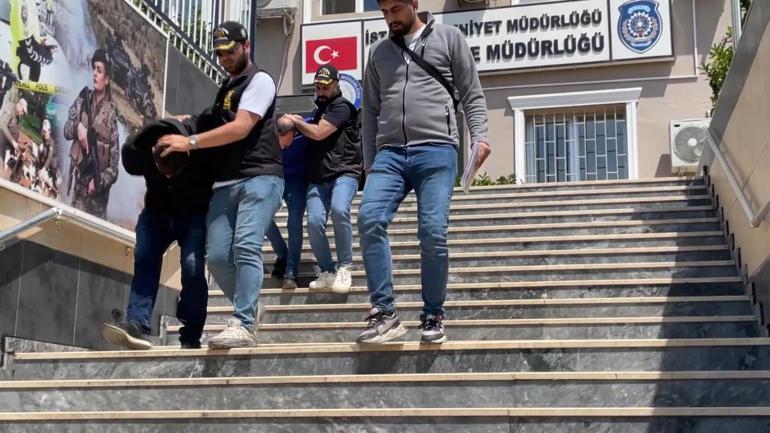 İstanbulda 6 milyon lira değerinde spor ayakkabı çalan 7 şüpheli yakalandı