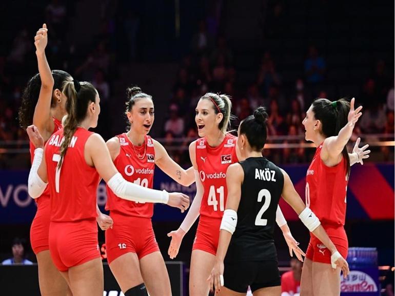 A Milli Kadın Voleybol Takımı, Milletler Ligi’ne galibiyetle başladı