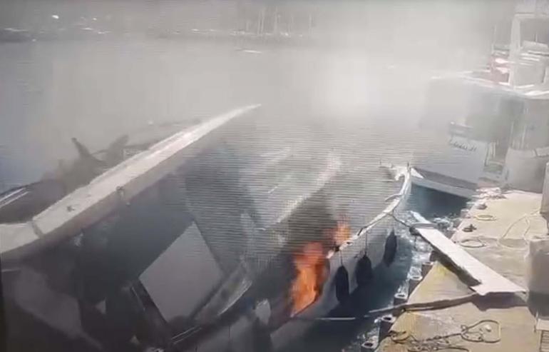 Bodrumda teknede patlama: 3 yaralı