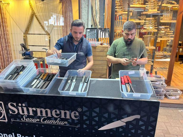 Bıçakçılarda Kurban Bayramı yoğunluğu