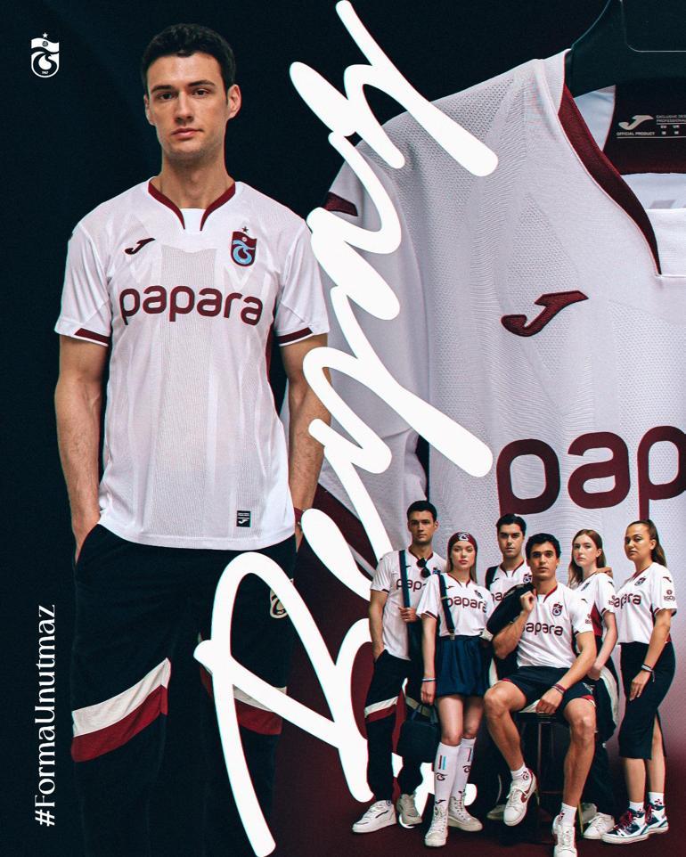 Trabzonspor’un yeni sezon formaları satışa çıkıyor