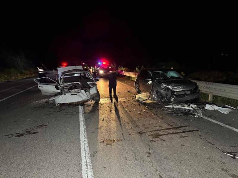 Bartında kaza; 1i ağır, 4 yaralı