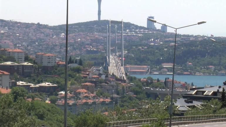 15 Temmuz Şehitler Köprüsünde bayram trafiği