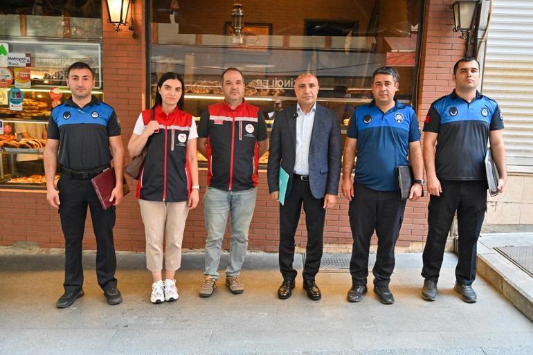 Beşiktaşta ileri yaştakilere temizlik ve bakım hizmeti; esnaf da denetlendi