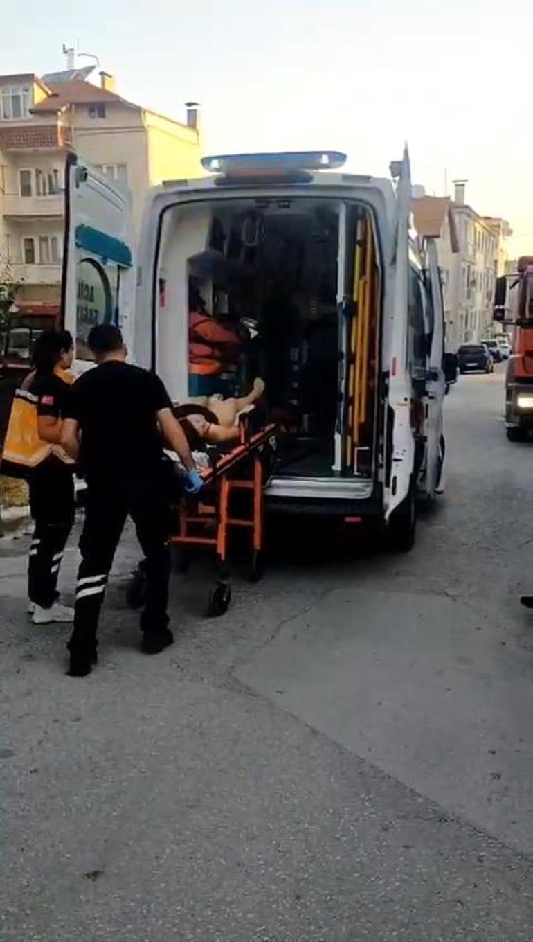 İntihar ihbarında bulundu, ekipler ayrılacağı sırada balkondan atlamaya kalkıştı