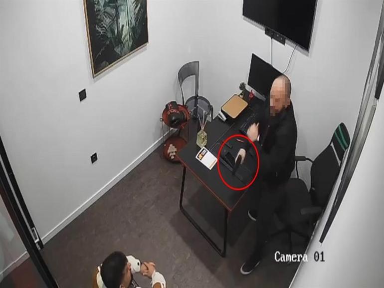 Milli sporcuya silahlı tehdit ile darbın yeni görüntüleri ortaya çıktı; üyelere zarar gelmesin diye karşılık vermemiş