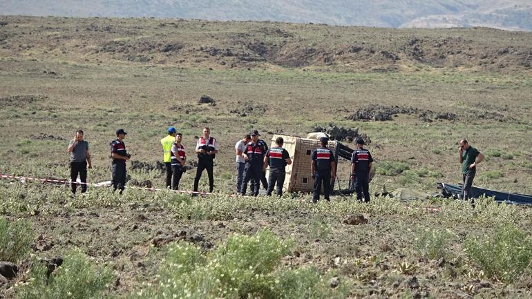 Aksarayda 2 sıcak hava balonu düştü: 1 ölü, 19 yaralı