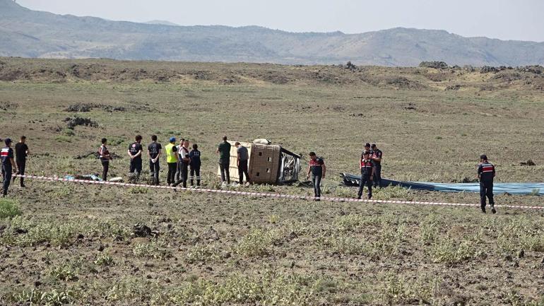 Aksarayda 2 sıcak hava balonu düştü: 1 ölü, 19 yaralı