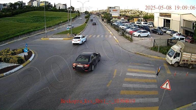 Sakaryadaki kazalar KGYS kamerasında