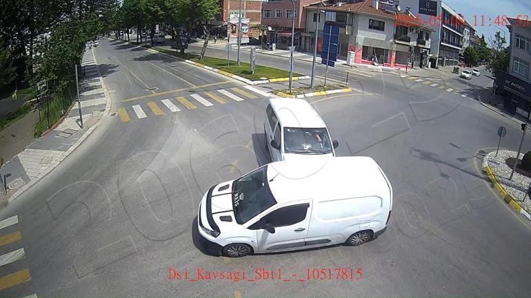 Sakaryadaki kazalar KGYS kamerasında