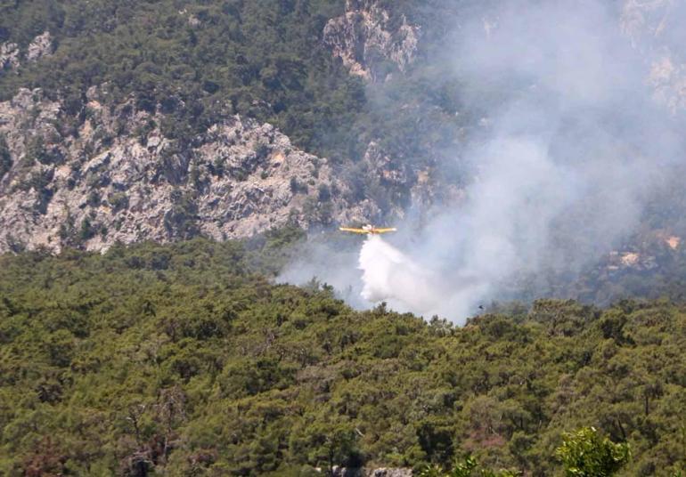 Antalyada orman yangını