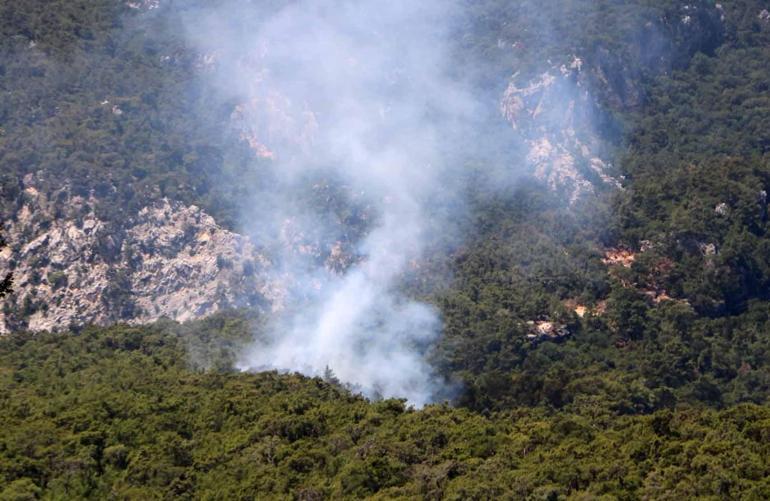 Antalyada orman yangını