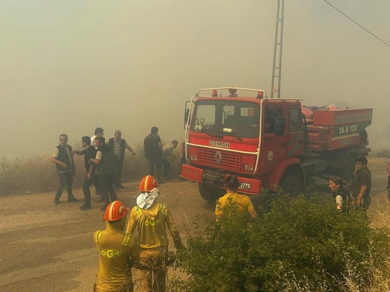 Bursada çıkan orman yangını kontrol altında