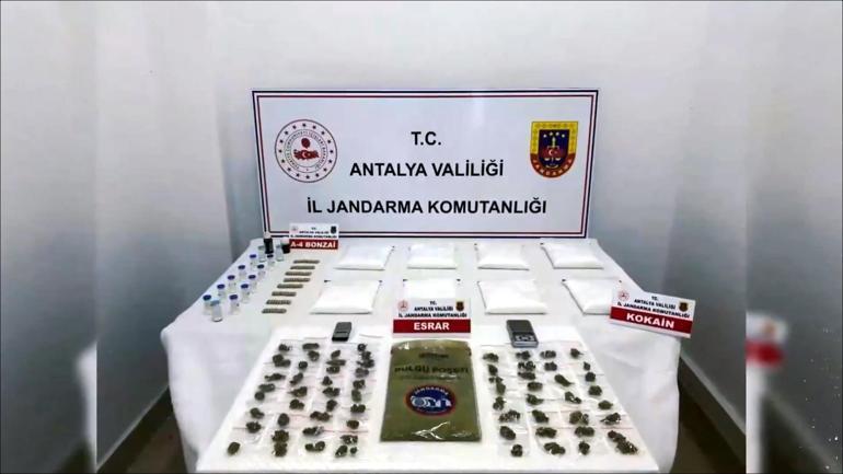 Narkokapan-Antalya operasyonu; 104 torbacı tutuklandı