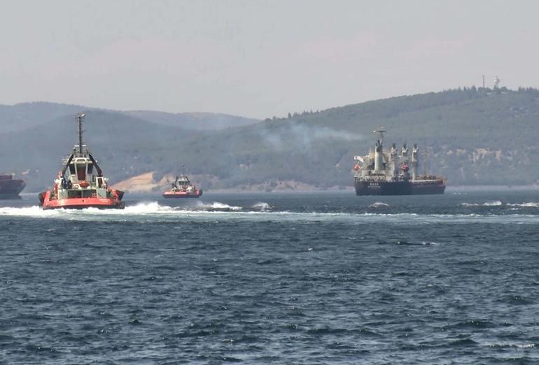 Çanakkale Boğazında gemi arızası