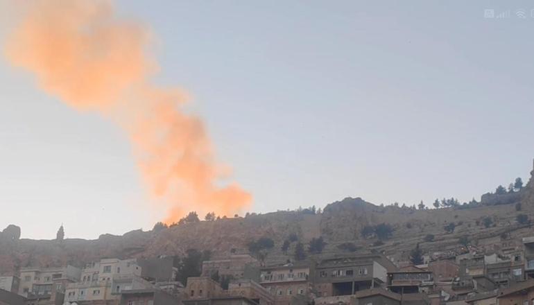 Mardin Kalesi eteklerinde 3 ayrı noktada örtü yangını